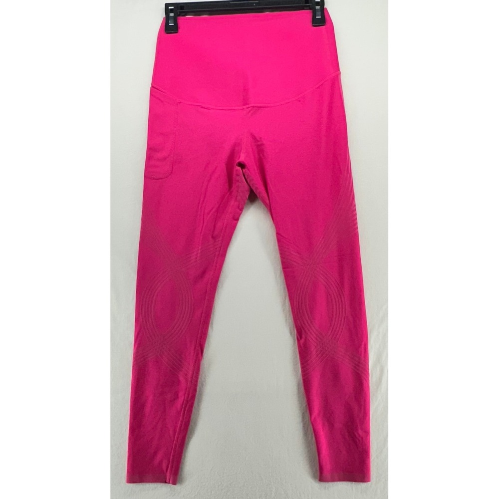 Fanka 1.0 Body Sculpt Reversible Pink High Waisted 1 Pocket Leggings Size M